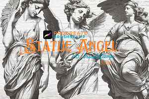 145 Angel Statues brushstamp
