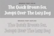 BRUNCH - Cute Font Duo, a Script Font by Subectype Studio (Thumbnail 2 of 9)