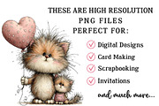 Whimsical Mother's Day Cat Clipart, an Illustration by OK Design (Thumbnail 4 of 6)