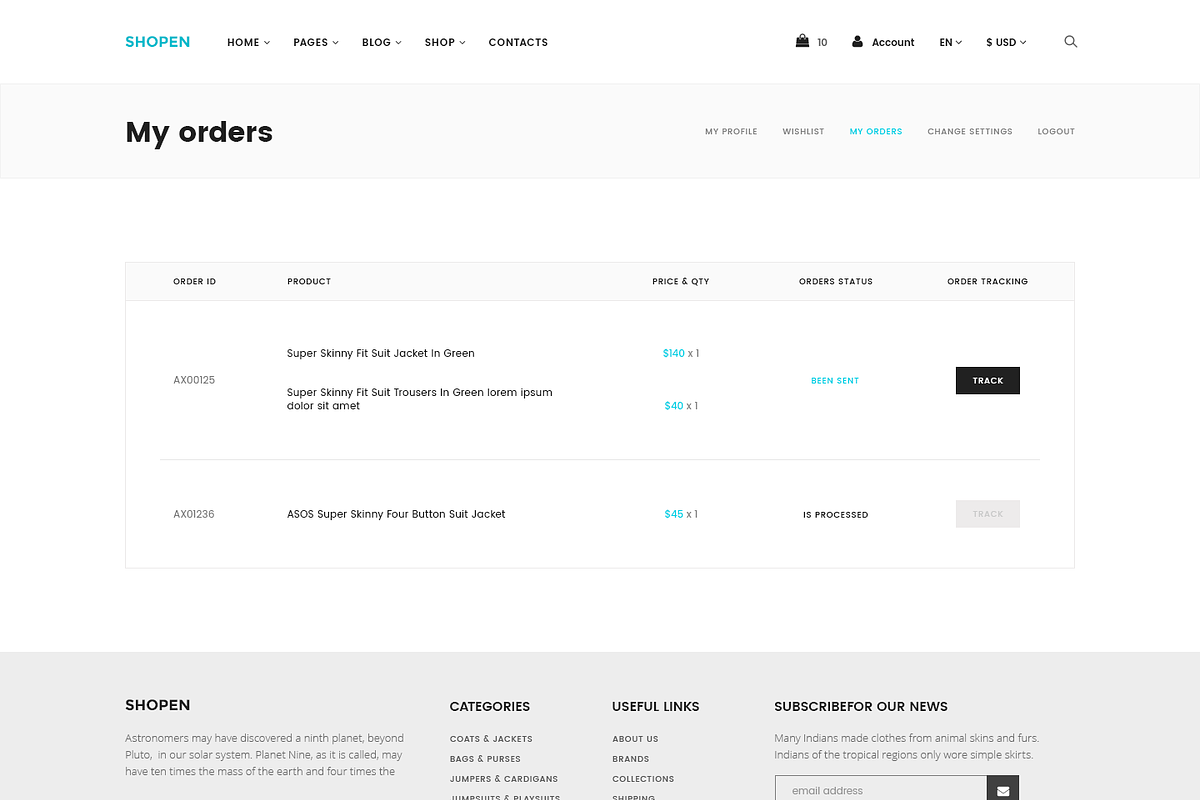 Shopen — Multipurpose PSD Template, a Templates & Theme by ScienteCraft (Photo 28 of 50)