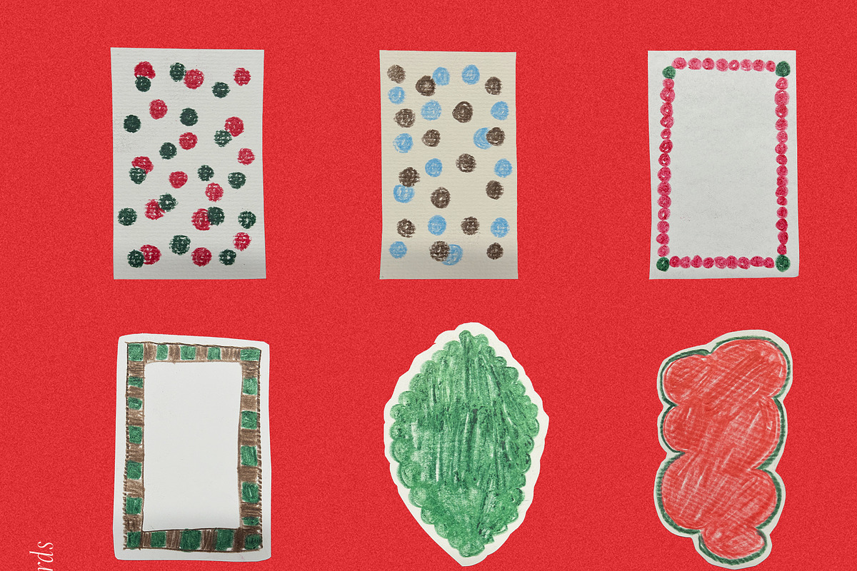 Paper Cut Christmas Frames & Cards, an Object Graphic by divanovskaya_nv (Photo 5 of 18)