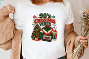 Retro Christmas Vibes PNG, a Seasonal Illustration by CraftArtStudio (Thumbnail 3 of 4)