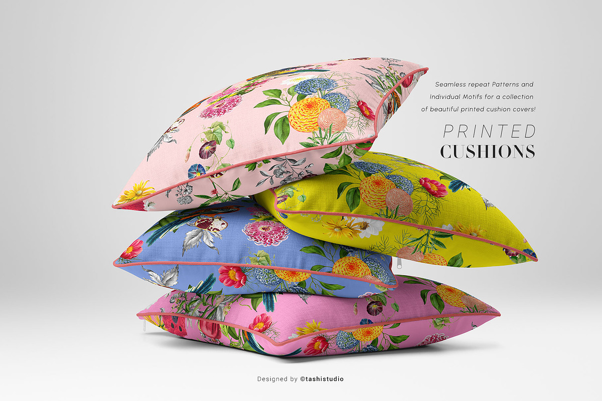 Paradise Florals Prints & Motifs, a Pattern Graphic by TSTUDIO (Photo 10 of 13)