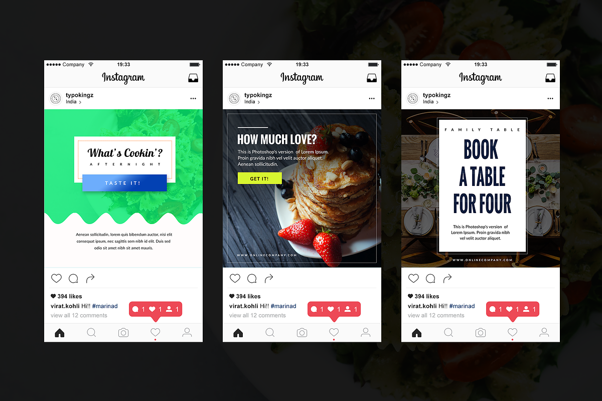 Fudi Instagram Templates, a Social Media Template by Fluto Creative Studio (Photo 6 of 7)