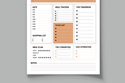 Daily Planner Layout, a Stationery Template by MightyDesign (Thumbnail 3 of 8)