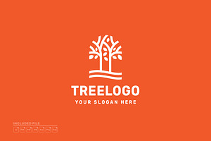 Tree Minimalist Icon Logo Vector, a Branding & Logo Template by yuanesei