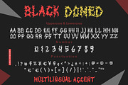 Black Domed – Brutal Metal Font, a Blackletter Font by Bayuktx (Thumbnail 8 of 10)