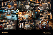 Coffee. 70 images, a Food & Drink Photo by Handmadefont (Thumbnail 5 of 14)