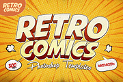 Retro Comics Text Effects, a Layer Style Add-On by Andrew Skoch Design (Thumbnail 4 of 8)