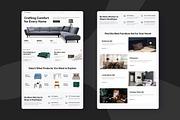Home Furniture Landing Page, an UI Kit Template by peterdraw (Thumbnail 3 of 3)