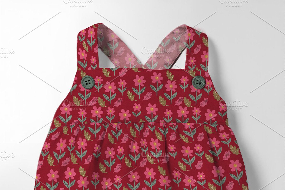 Organic Floral Patterns Collection, a Pattern Graphic by Nora Gad (Photo 8 of 18)