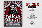 Geisha Night Flyer Template V6, a Flyer Template by ThatsDesignArt (Thumbnail 2 of 7)