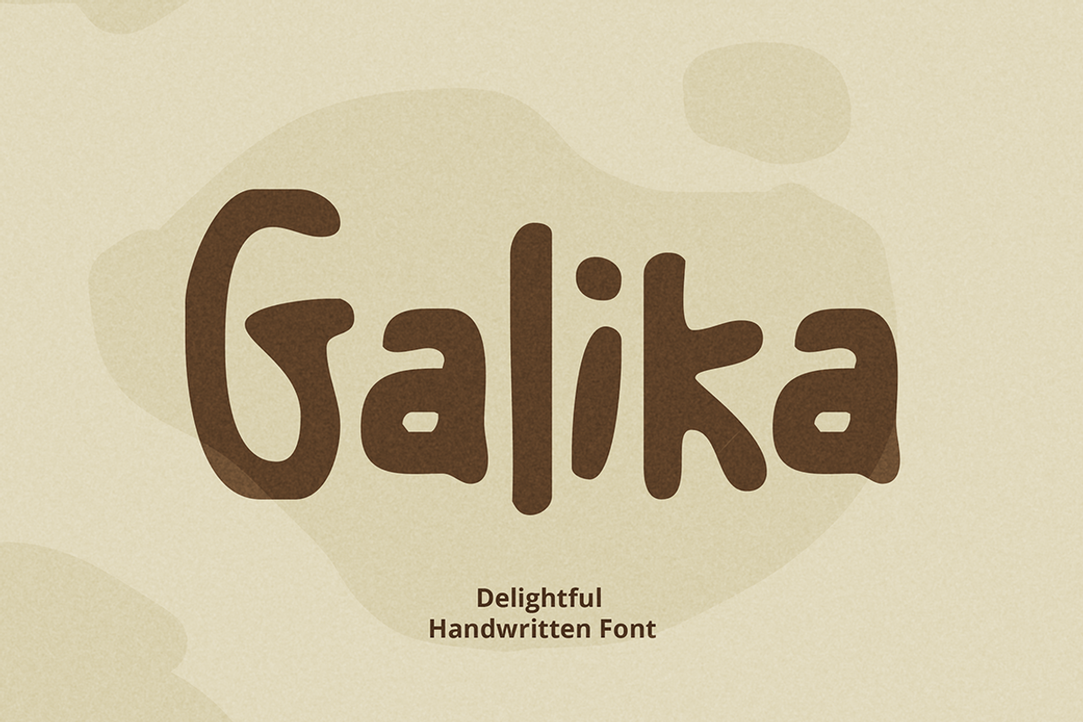 Galika - Delightful Handwriting Font, a Handwritten Font by Grontype (Photo 1 of 6)