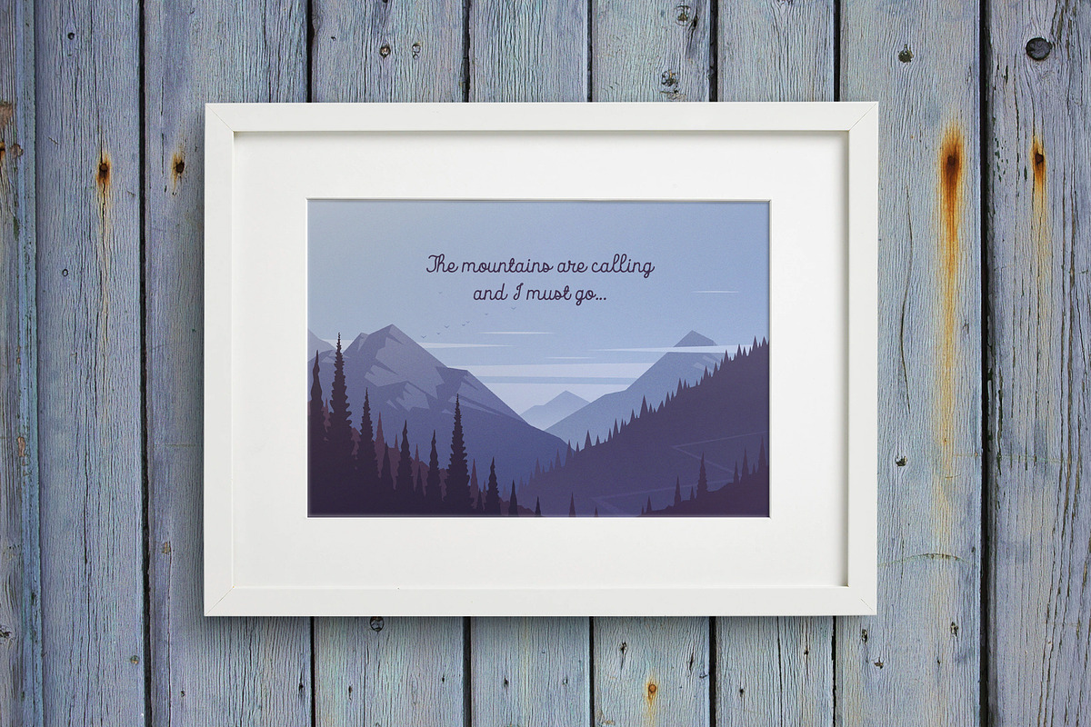 Vector Nature Landscapes, an Illustration by Darumo Shop (Photo 6 of 6)