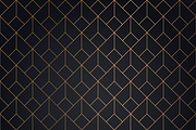 Golden Geometric Backgrounds, a Pattern Graphic by CreativesCastle (Thumbnail 5 of 6)
