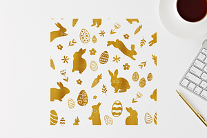 Easter Bunnies Cut File Svg Dxf Eps