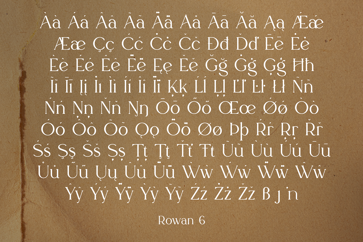 Rowan typeface - 116 styles & script, a Serif Font by VP Fonts (Photo 8 of 18)