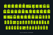 Heavy Block - A Chunky Display Font, a Sans Serif Font by Ainun Jinan (Thumbnail 9 of 10)