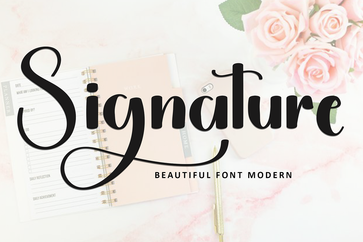 Daisy Magnolia, a Handwritten Font by FreshTypeINK (Photo 8 of 8)