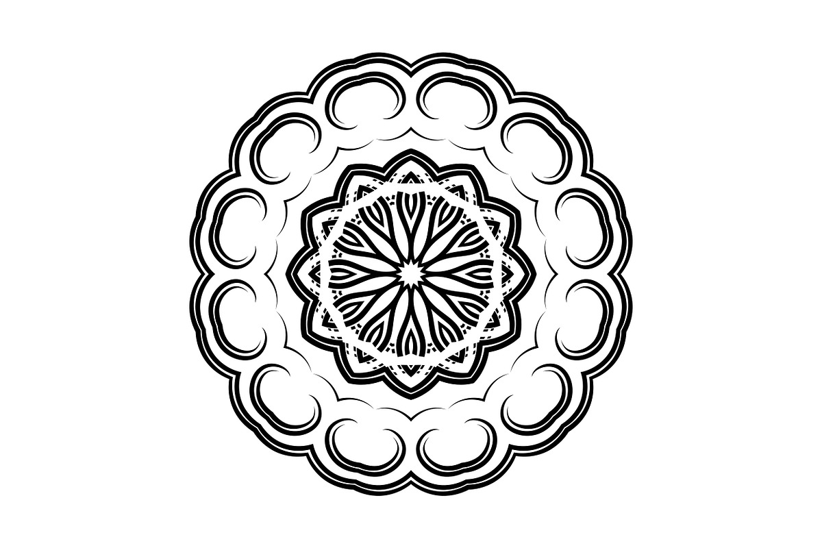 Decorative Mandala Digital Art Pack, a Decorative Illustration by NJ Himel (Photo 8 of 101)