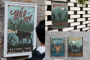 45 Retro Camping posters, a Brochure Template by DGIM studio (Thumbnail 5 of 6)