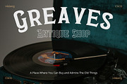 Hisberg – Vintage Serif, a Serif Font by Craft Supply Co. (Thumbnail 5 of 8)