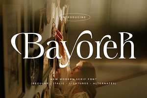 Bayoreh New Modern Serif Font