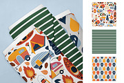Camping Seamless Pattern Bundle, a Pattern Graphic by Alanna Messina Design Co (Thumbnail 6 of 8)