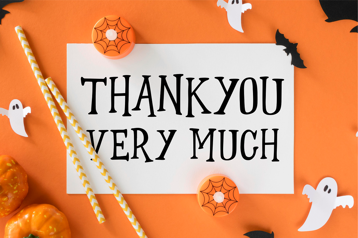 Lonewarc | Spooky Handwritten Font, a Serif Font by Forberas Club (Photo 8 of 8)