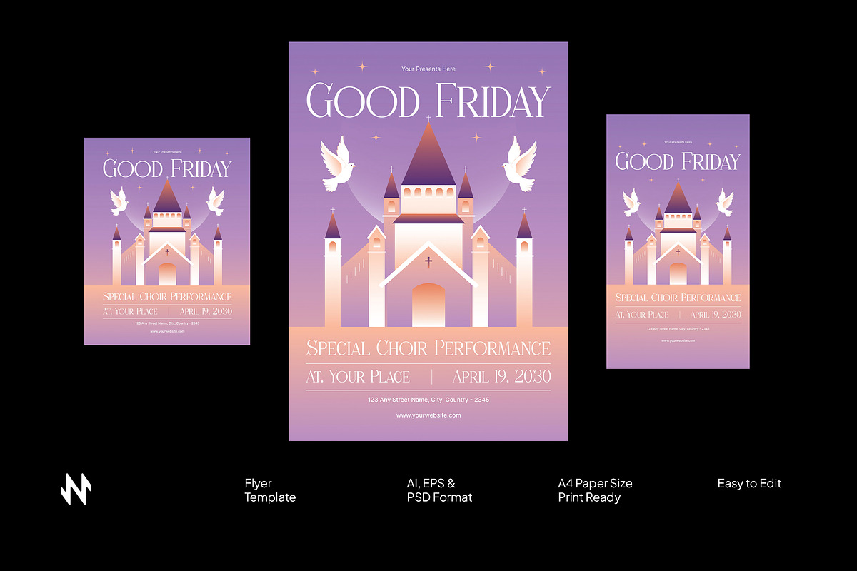 Good Friday Flyer, a Flyer Template by Neermana (Photo 1 of 4)