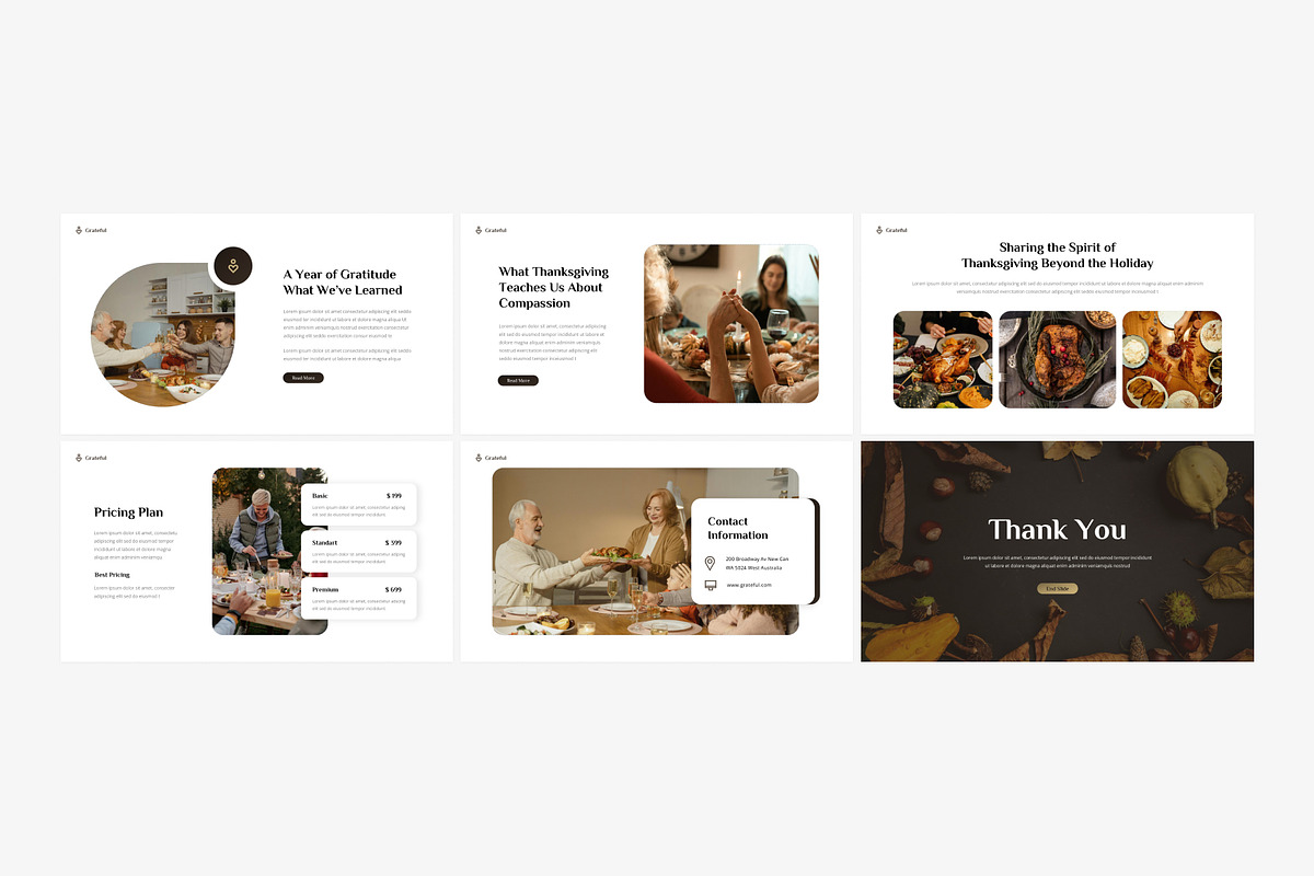Modern Thanksgiving Presentation, a Presentation Template by Eklip Studio (Photo 5 of 5)