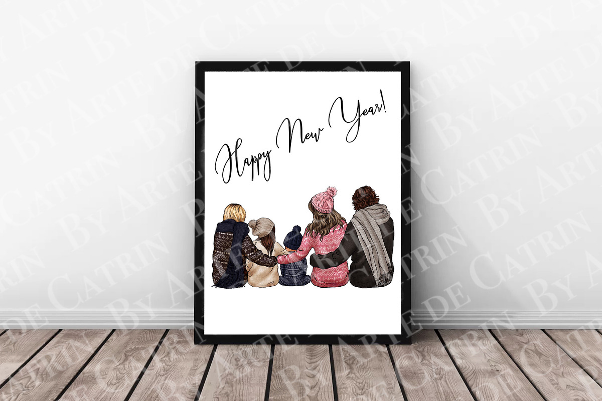 Big Christmas Family Creator, a Decorative Illustration by ArtedeCatrin (Photo 9 of 10)