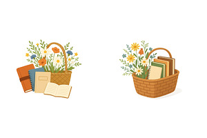 Colorful baskets filled with flowers, an Arts & Entertainment Photo by ZinetroN