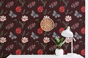 Vintage Butterflies & Cosmos Flowers, an Illustration by Catch the Dream Art (Thumbnail 10 of 12)