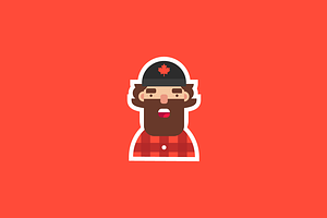 Lumberjack Sticker