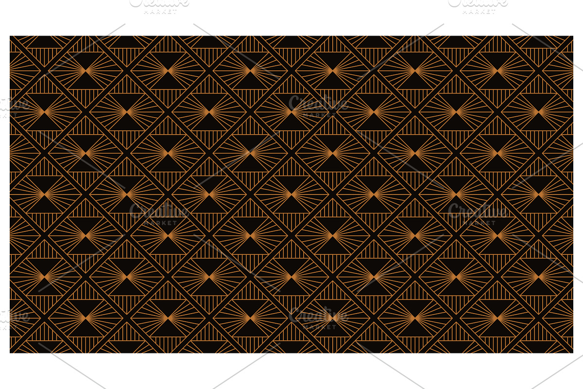 Elegant Art-Deco Style Pattern, a Pattern Graphic by Creative Backgrounds