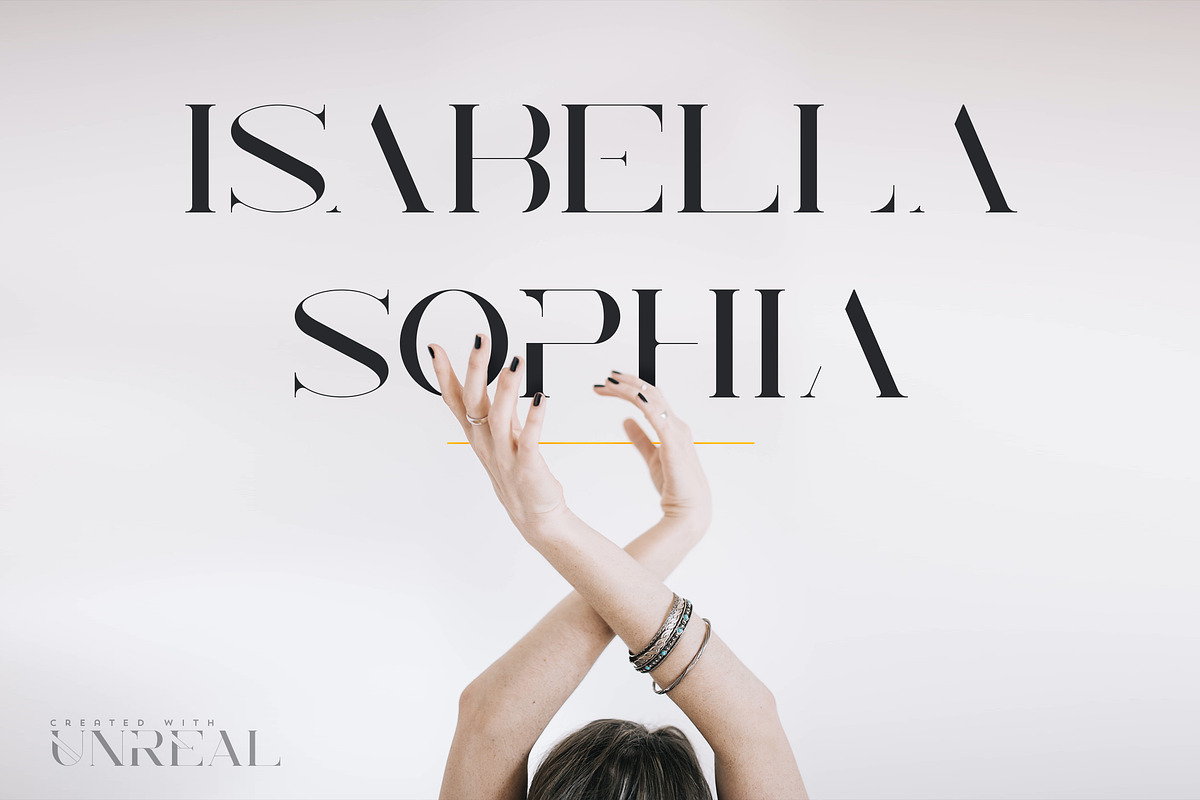 Unreal serif font - Latin & Cyrillic preview 7
