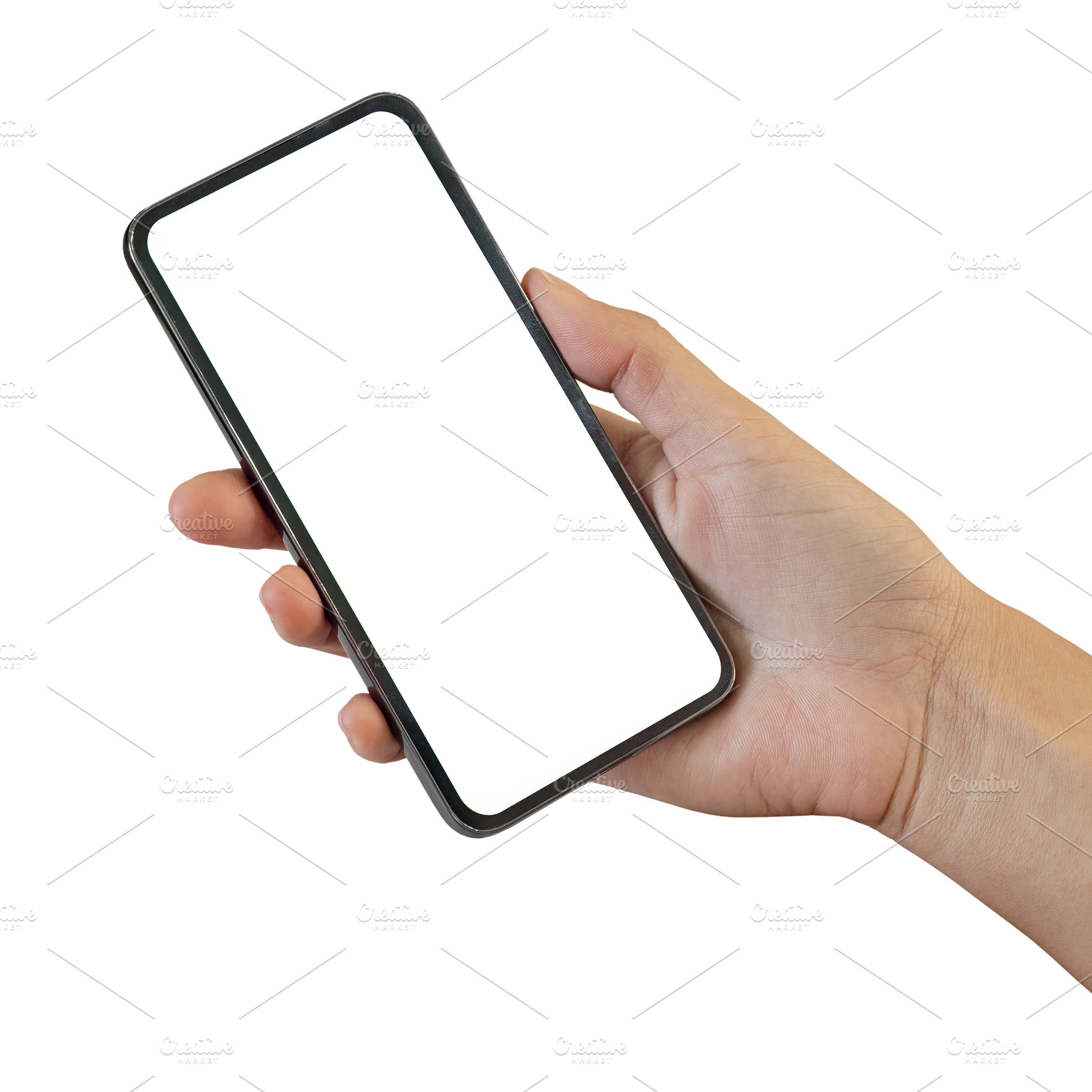 Hand holding modern smart phone, a Technology Photo by BOOCYS