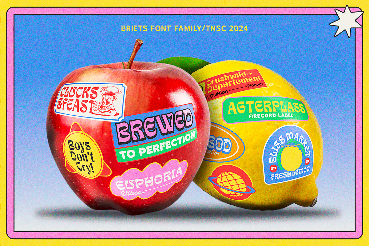 TNSC Briets - Psychedelic Font, a Serif Font by The Native Saint Club (Photo 5 of 15)