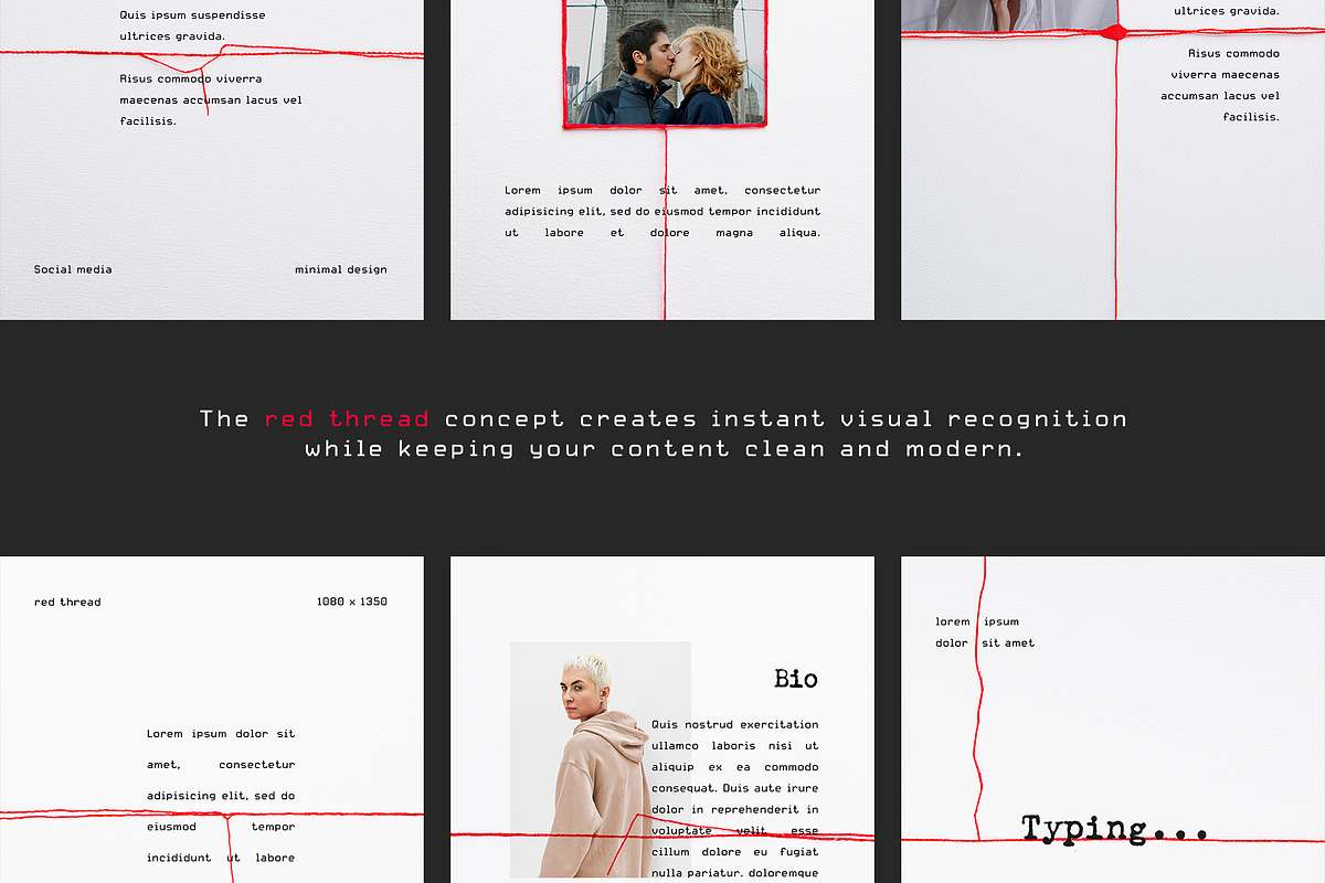 The Red Thread Collection - Posts, a Social Media Template by Filip Studio (Photo 8 of 8)