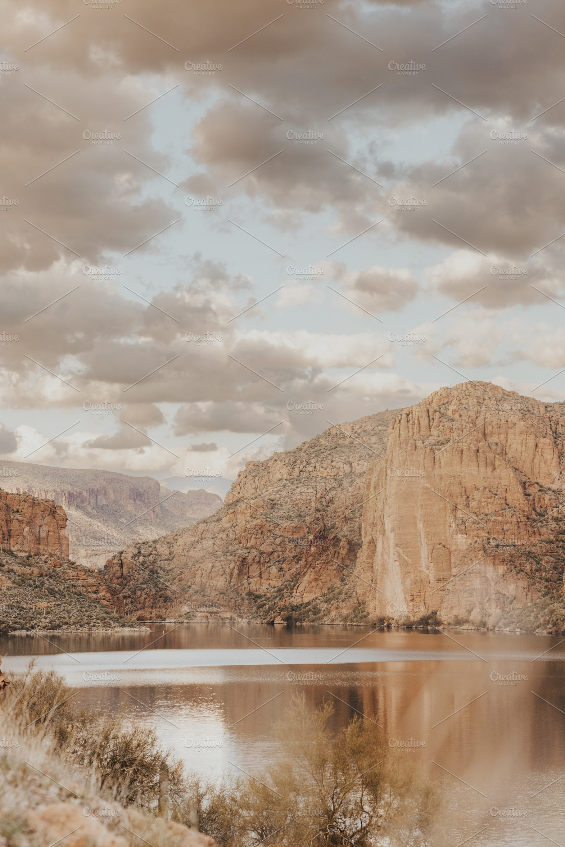 Beautiful Lake in Arizona, a Nature Photo by remi + tori