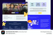 Kids Education Non-Profit Website, an UI Kit Template by BeadyLab (Thumbnail 1 of 5)