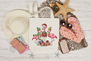 Christmas Flamingo Png, Flamingo Png, a Graphic by Designking (Thumbnail 3 of 4)