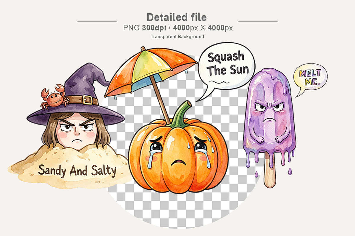 Sarcastic Summerween Sublimation, an Illustration by Artnoy (Photo 3 of 8)