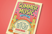 Summer Music Festival Flyer, a Flyer Template by megarez (Thumbnail 3 of 3)
