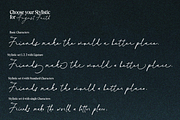 August Faith Handwritting, a Handwritten Font by Pinakiaa Studios (Thumbnail 6 of 12)