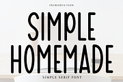 Simple Homemade, a Sans Serif Font by InermediaSTUDIO (Thumbnail 1 of 6)