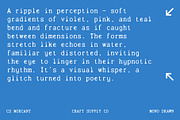 CS Morcant Mono Drawn, a Serif Font by Craft Supply Co. (Thumbnail 4 of 8)