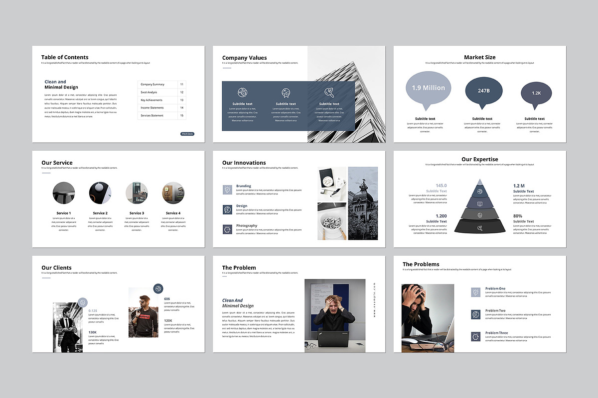 Business Pitch-Deck Presentation, a Presentation Template by CreativeSlides (Photo 3 of 17)
