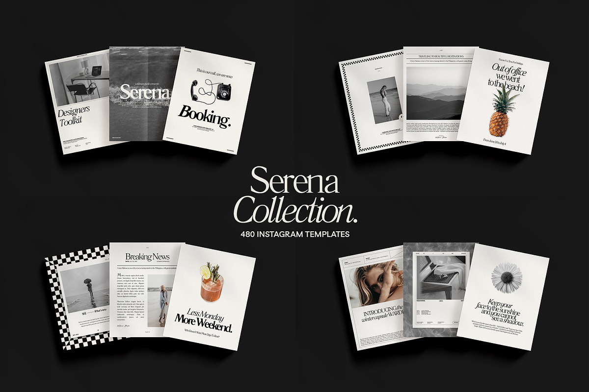 SERE / Entire Instagram Collection, a Social Media Template by Wildnun Studio (Photo 1 of 53)